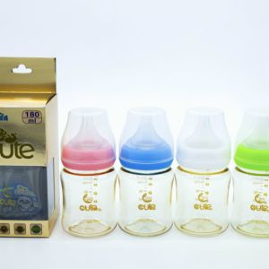 Bình Sữa Cổ Rộng PPSU Cute - JP 180ml