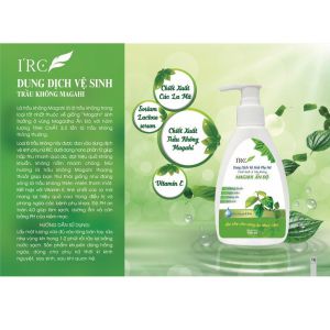 DUNG DỊCH VỆ SINH PHỤ NỮ IRC - TINH CHẤT TRẦU KHÔNG