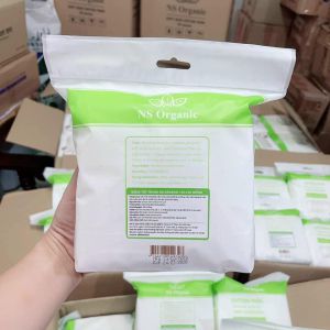 BÔNG TẨY TRANG VUÔNG CAO CẤP HÀ LAN NS ORGANIC