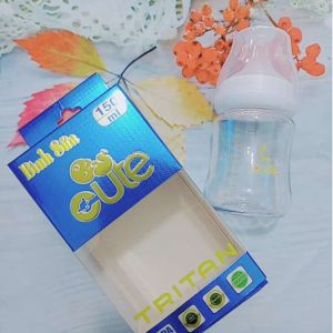 Bình Sữa Cổ Rộng Tritan Cute - JP 150ml