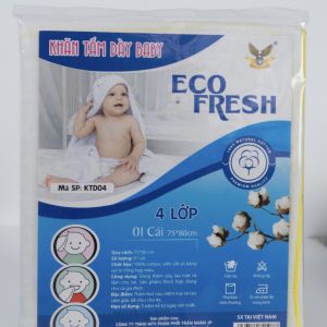 KHĂN TẮM DÀY BABY ECO 4 LỚP