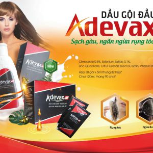 Dầu gội trị gàu Adevax sạch gàu (Gói)