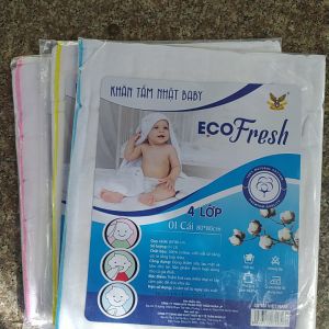 KHĂN TĂM NHẬT BABY ECO FRESH (4 Lớp)